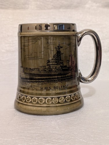 Hms belfast green ceramic - hms,