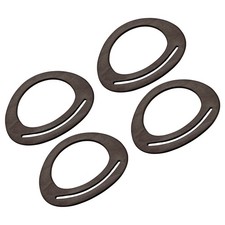 Wooden bag handles, 193mm 4pcs