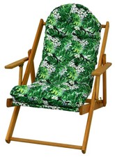 Lettino prendisole in legno