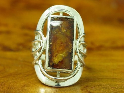 Anello argento 835 - in, con