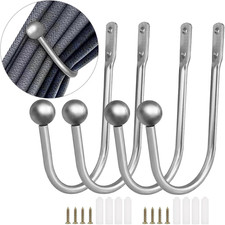 4 Pezzi Ferma Tende Metallico