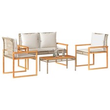 vidaXL Set Salotto da Giardino
