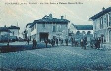 dq6 cartolina fontanella al piano via vittorio emanuele 1932 bergamo bella!