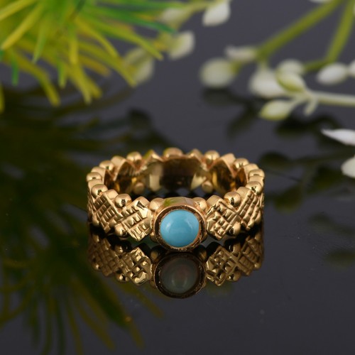 Anello fascia turchese arizona - anello,