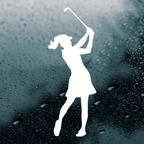 Decalcomania vinile golfista