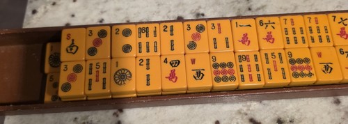 Vintage mahjong 1940 - vintage,