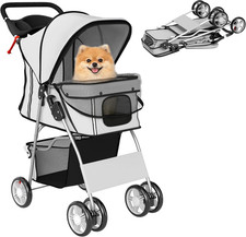 Passeggino per Cani Pieghevole