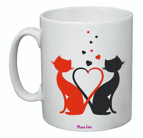 Tazza mug disegno gatti - disegno, gatto