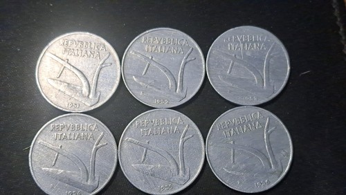 Italia 6 monete da - 6, 10