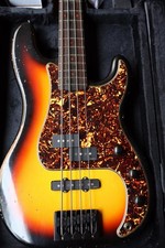 MJT PRECISION JAZZ PJ BASS RELIC GEEZER BUTLER HIPSHOT CUSTOM