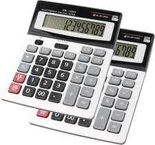 Calcolatrice,Calcolatrice Da Tavolo 12 Cifre Con Ampio Display Elettronico. Calc