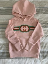 Felpa con cappuccio bambina Gucci kids col. rosa tg. 4 anni (XS - 104cm)