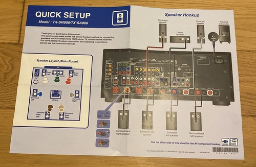 Onkyo ricevitore sr806 - onkyo,