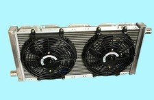 LOTUS ELISE S1/S2 VAUXHALL VX220 RACE SPEC ALLUMINIO, RADIATORE + VENTOLE, MADE IN UK