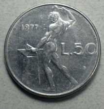 Italy 50 Lire 1977-R KM#95.1