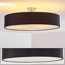 Paralume Bianco Tessuto Nero