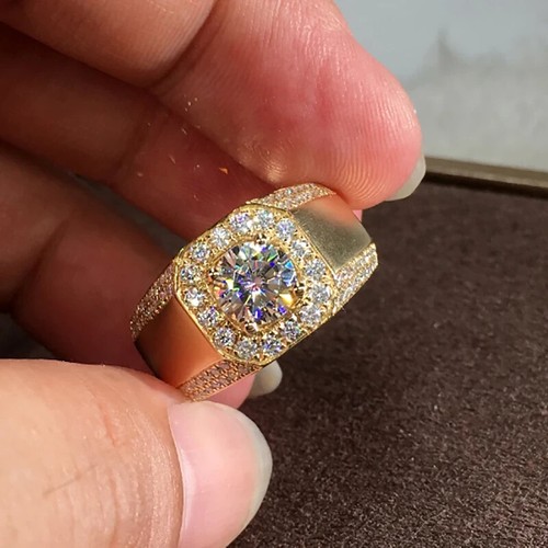 Anello uomo taglio tondo - uomo, 3