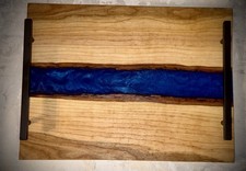 Servizio Tavola/Carruteria Fiume Epossidico Personalizzazione Gratuita! Noce, ciliegio, acero