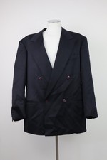 GIORGIO ARMANI BLAZER GIACCA UOMO 52 M WOOL JACKET MAN ITALY VINTAGE DOPPIOPETTO