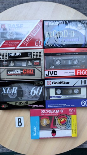 Audiocassette nuove imballo - audiocassette,