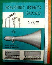 Bollettino tecnico geloso - bollettino,