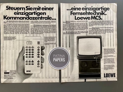 1980 loewe mcs - loewe, televisore