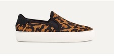 Mocassini sneakers donna UGG nuovi senza scatola taglia 8 Panther Cahlvan pelo di vitello