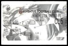 Biglietto Juventus 2003 vs