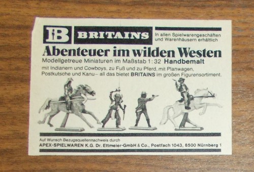 Rara pubblicità britains - pubblicità,