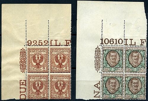 1901 regno italia floreale - regno, d'italia