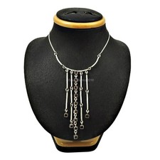 Quadrato Granato Pietra 925