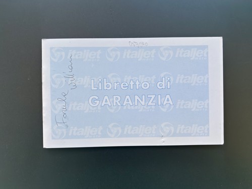 Libretto manutenzione italjet - manutenzione,
