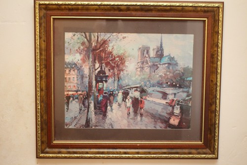 Antoine blanchard olio tela - antoine,