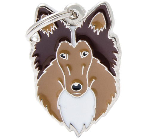 Targhetta cane collie - targhetta,