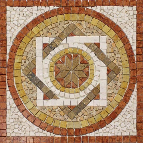 Rosoni rosone mosaico marmo - mosaico,