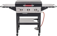 Griddle 3400 Grill a Gas, Piastra in Ghisa 48 X 68 Cm, Vassoio Di Scarico E Racc