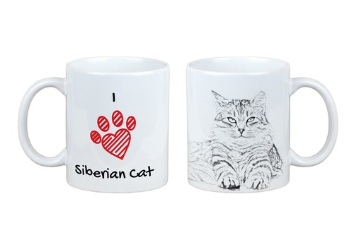 Siberiano tazza con gatto - , ti