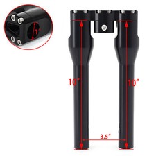 10" 11" Riser per 1" Manubrio Club Style per Harley Dyna FXDB Softail Sportster