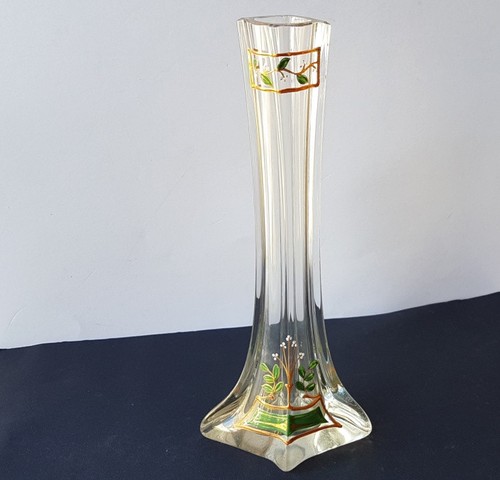 Vaso vetro stile - vetro, liberty