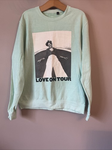 Felpa harry styles green love - harry,