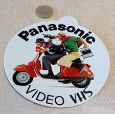 Adesivo originale (0742) anni 70 80 Vespa PX - Panasonic VHS