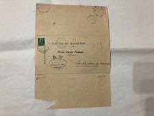 DOCUMENTO STORIA POSTALE CERCHIARA DI CALABRIA VS AMENDOLARA 1932.