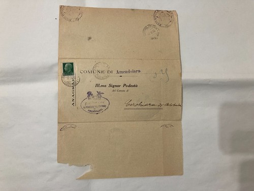 Documento storia postale - documento,