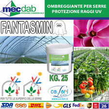 Pittura Ombreggiante Per Serre e Tunnel Bidone 25 KG Protegge Dai Raggi U.V