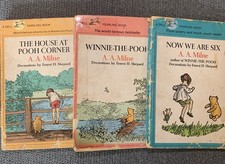 3 Vintage A A Milne Books