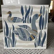 Piastrella uccellino ceramica