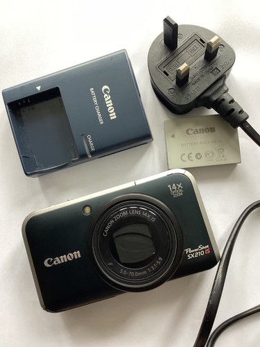 Canon powershot sx210 - is, black