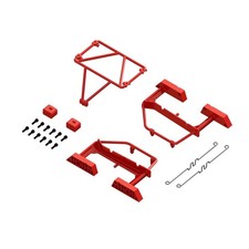 Arrma Set gabbia rollbar rossa