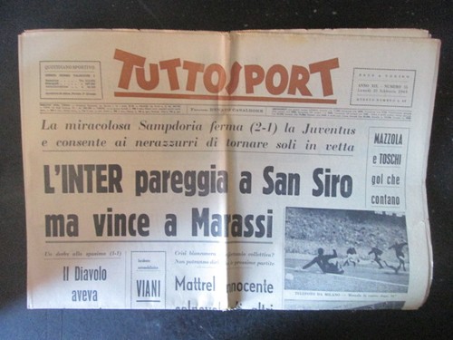 Tuttosport 1963 inter - 55,