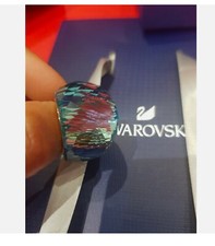 Anello Swarovski nirvana blu 52 nuovo con scatola + sacchetto regalo❤️🌸